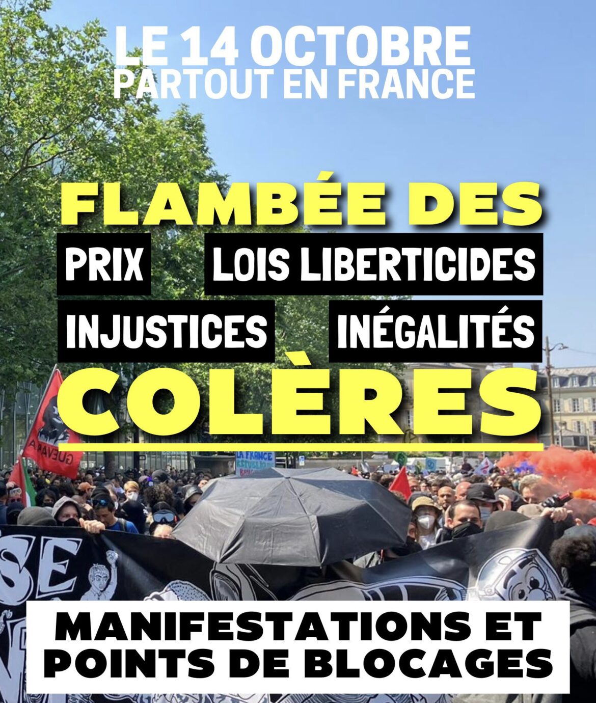 Le 14 octobre 2023, un appel pour une nouvelle Union/Action populaire, face au mur ploutocratique français